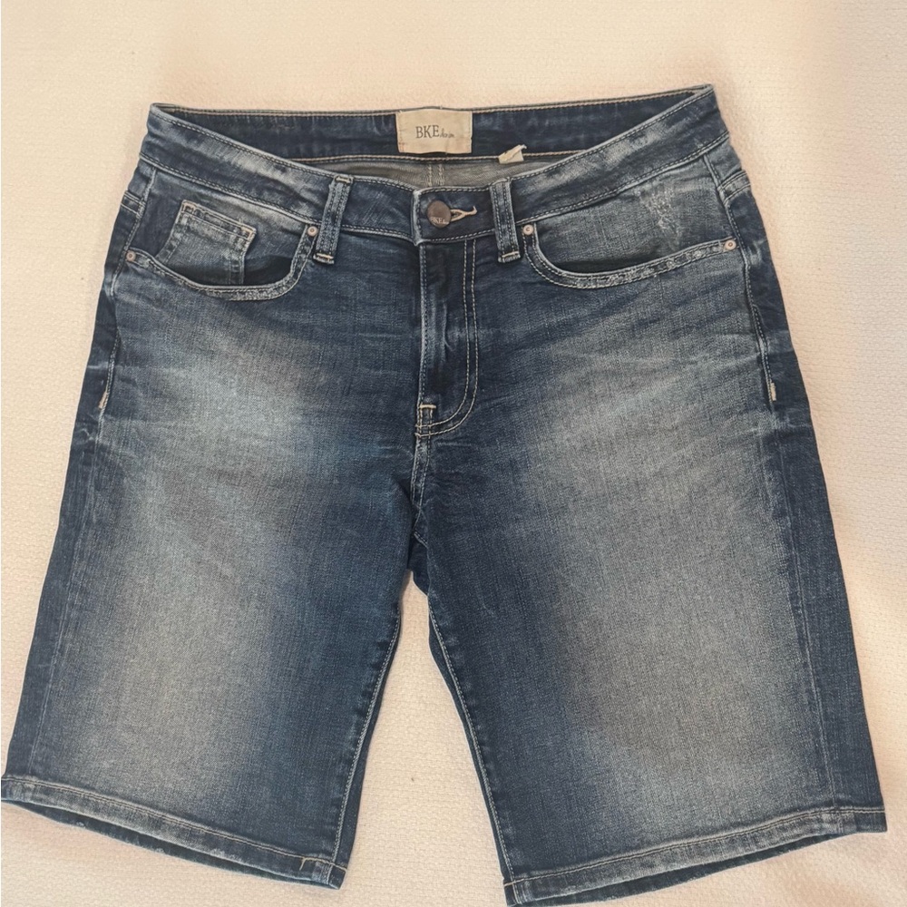 BKE Women's Dark Blue Jean Shorts 28